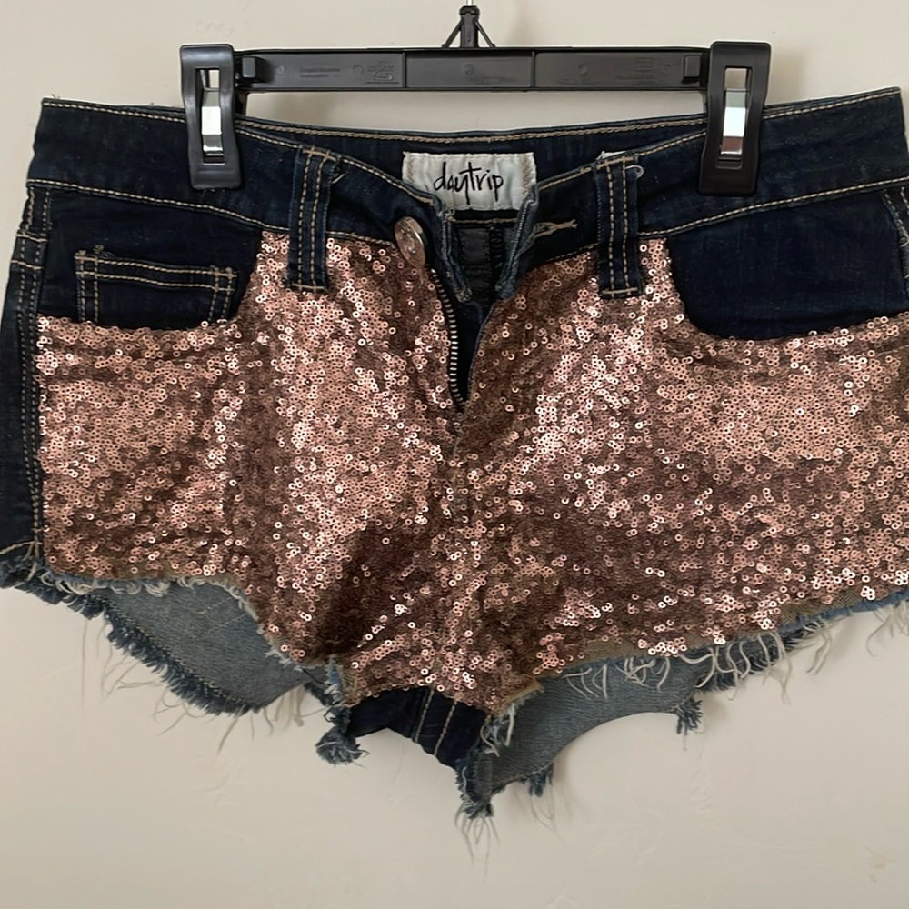 Daytrip Denim Capricorn High Rise Shorts Size 27